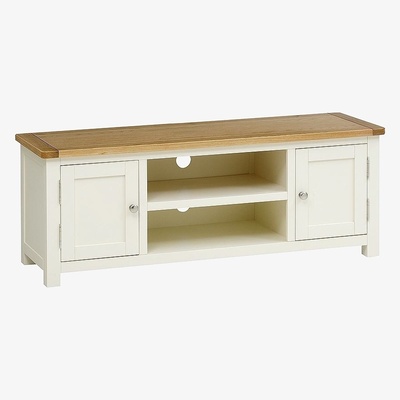 The Cotswold Company Sussex Cotswold Cream Widescreen TV Unit - Up to 60"