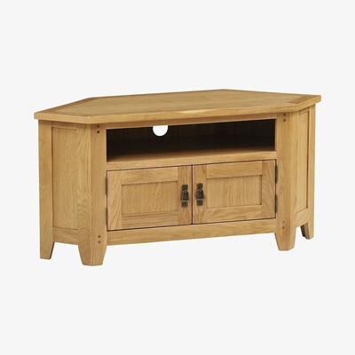 The Cotswold Company Oakland Large Corner TV Unit - up to 56"