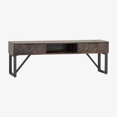 Chiltern Oak Furniture Shoreditch Industrial Large TV Unit