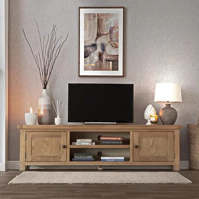 Chiltern Oak Furniture Winchester Oak Extra Large TV Unit