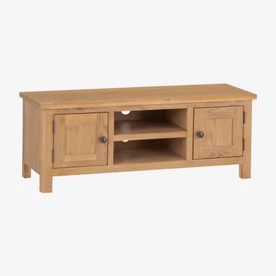 Chiltern Oak Furniture Rutland Oak Large TV Unit