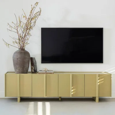 Cuckooland Woood Basu 200cm Pine TV Stand - Dust