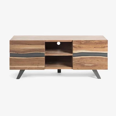 Cuckooland Irvin Acacia Wood TV Stand