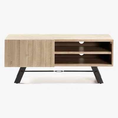 Cuckooland Vita Wooden Tv Cabinet in Black & Acacia