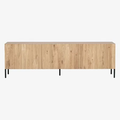 Cuckooland Woood Gravure TV Stand - Natural