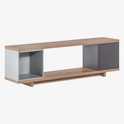 Cuckooland Vox Balance TV Cabinet in Grey & Oak Effect