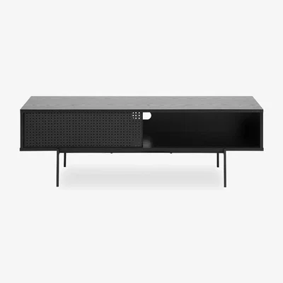 Cult Furniture £20  Off  Angus TV Stand, Black Ash Effect