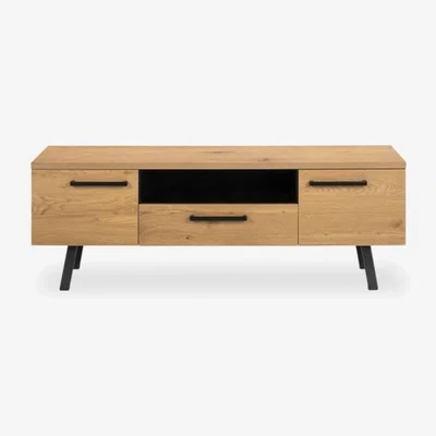Cult Furniture £30 Off Mallow TV Stand, Oak & Black