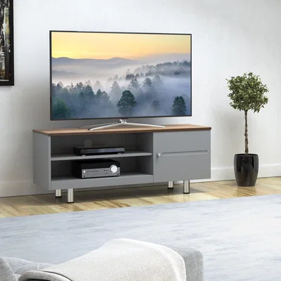 Dunelm White Sands Wide TV Stand, 120cm Grey