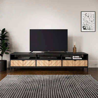 Dunelm Nixon Extra Wide TV Unit for TVs up to 80"