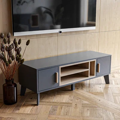 Dunelm Cobalt TV Unit Grey Grey