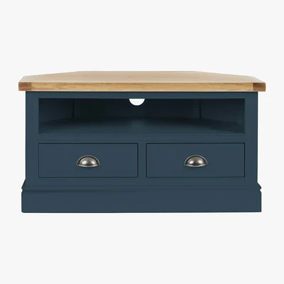 Dunelm Compton Corner TV Unit Blue Blue