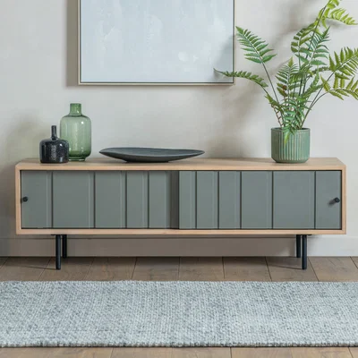 Dunelm Flint Media Unit Natural