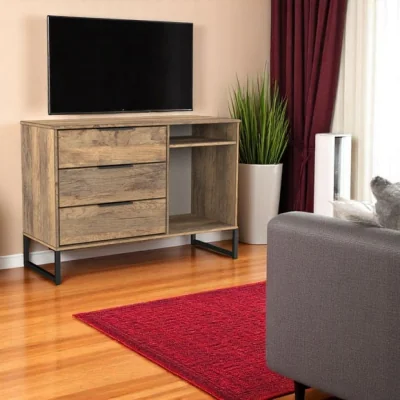 Dunelm Milston 3 Drawer TV Unit for TVs up to 42"