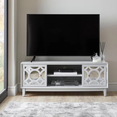 Dunelm Delphi Grey TV Unit Light Grey