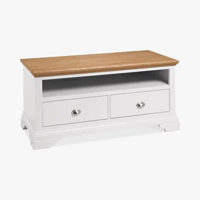 Dunelm Eaton Two Tone TV Stand Cream