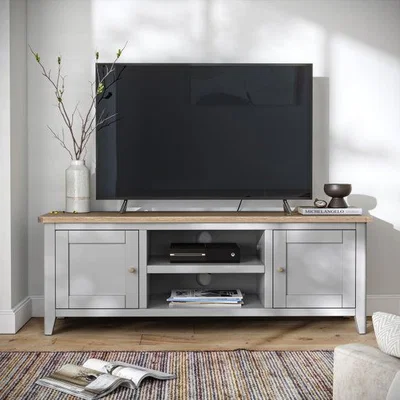 Dunelm Bromley II Wide TV Stand for TVs up to 55"