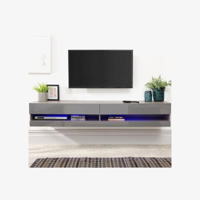 Dunelm Galicia 150cm LED Wall TV Unit Grey