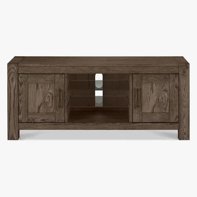 Dunelm Turin TV Stand Wood (Brown)