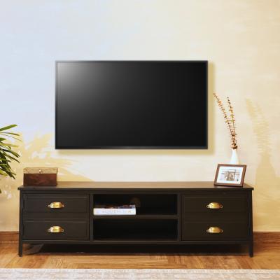 Dunelm Fenway Wide TV Unit Black