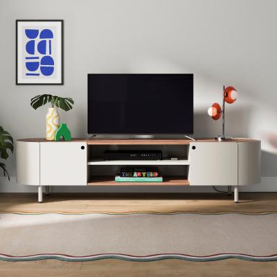 Dunelm Elements Griffin Extra Wide Tv Unit for Tvs Up To 80 Black