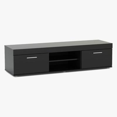 Dunelm Edgeware Black TV Stand Black