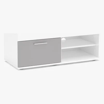 Dunelm Edgeware Small TV Stand White
