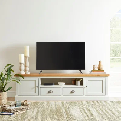 Dunelm Compton Ivory Extra Wide TV Stand Ivory