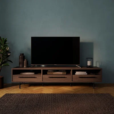 Dunelm Bryant Extra Wide TV Unit for TVs up to 80" Walnut