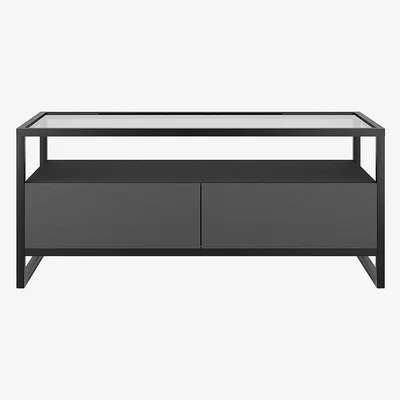 Dunelm Dillon Black TV Unit Black