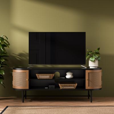 Dunelm Franco Oval TV Unit Black