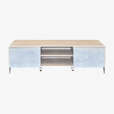 Dunelm Lenox TV Stand for TVs up to 60, Light Oak Light Oak