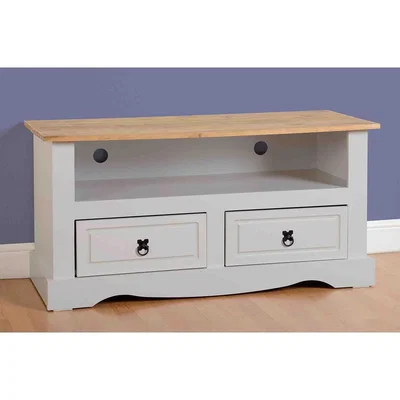 Dunelm Corona Grey Flat Screen TV Unit Grey