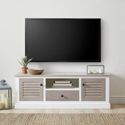 Dunelm Harbor Wide TV Stand White