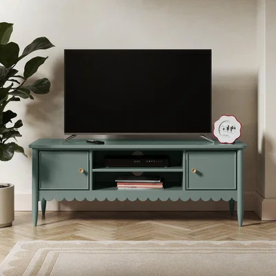 Dunelm Remi Wide TV Unit Lilypad