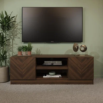 Dunelm Taranto Wide TV Unit Walnut