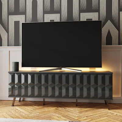 Dunelm Elevate SMART LED TV Cabinet Grey