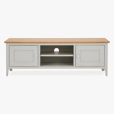 Dunelm Freya Wide TV Stand Grey