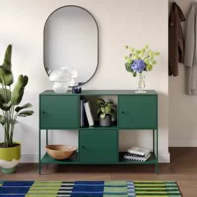 Dunelm Corin Metal TV Unit for TVs up to 50"