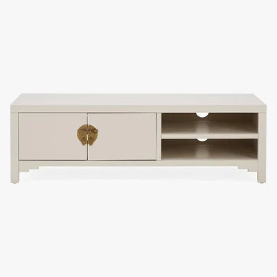 Dunelm Hanna Oyster Wide TV Stand Oyster