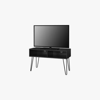 Dunelm Owen Retro TV Unit Black