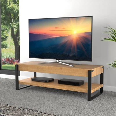 Dunelm AVF Ridgewood TV Stand Light Wood