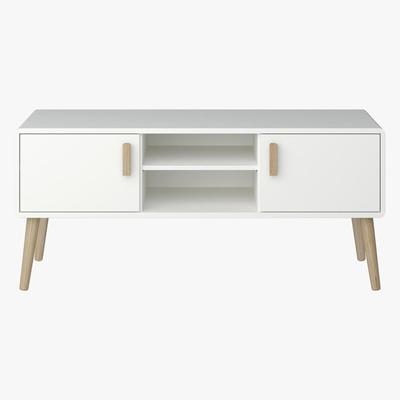 Dunelm Pavona Wide TV Stand White