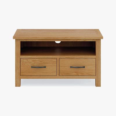 Dunelm Sidmouth Oak TV Stand Oak (Brown)