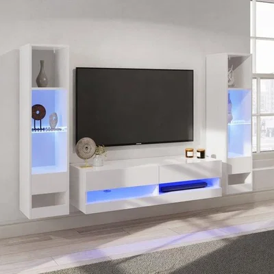 Dunelm Delta Standard Open Shelf TV Unit for TVs up to 46"