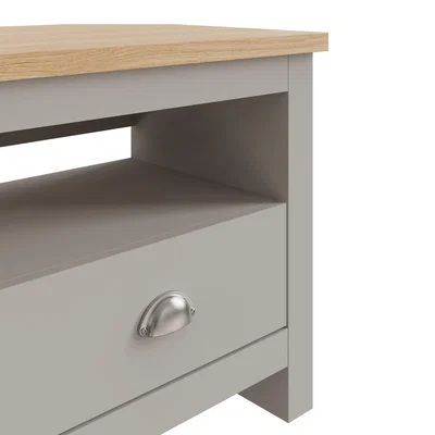 Dunelm Return - Lancaster Corner TV Stand for TV's up to 42", Grey