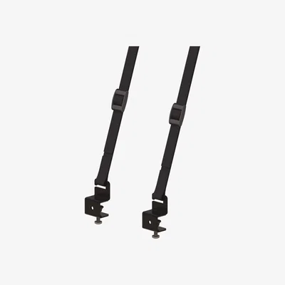 Dunelm AVF TV Safety Straps for Anti Tip Black