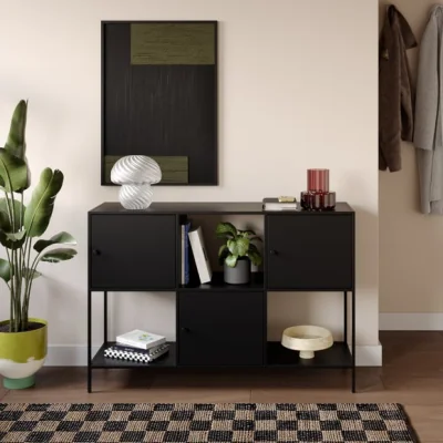 Dunelm Corin Metal TV Unit for TVs up to 50"