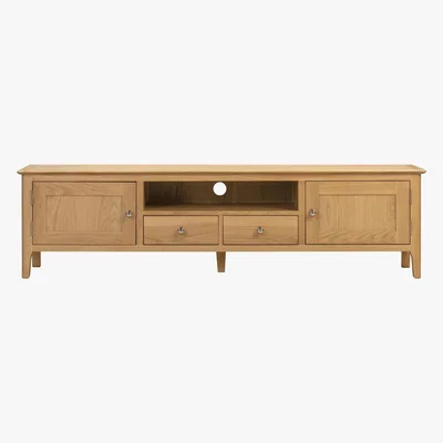 Dunelm Cotswold Widescreen TV Unit Oak