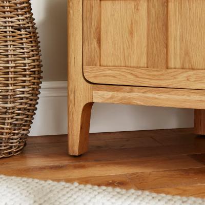Dunelm Walton Corner TV Unit for TVs up to 42" Light Oak